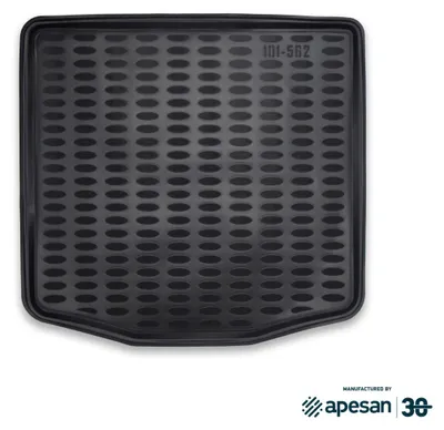Obrázok produktu pre 3D gumová rohož do batožinového priestoru z TPE gumy X-Series pre FORD FOCUS 3 SEDAN 2011–2014 s úzkym rezervným kolesom.