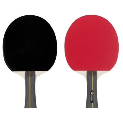 Produktbild von DONIC Tischtennisschläger-Set Style Allround Indoor, 2 TT-Schläger, 3 TT-Bälle*** Training, Tragetasche zur Befestigung, 1,5 mm Tischtennisbeläge