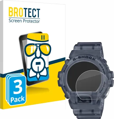 Produktbild von 3x BROTECT Schutzglas für Casio G-Shock DW-6900 Schutzfolie Panzer Folie Glas Display Schutz klar