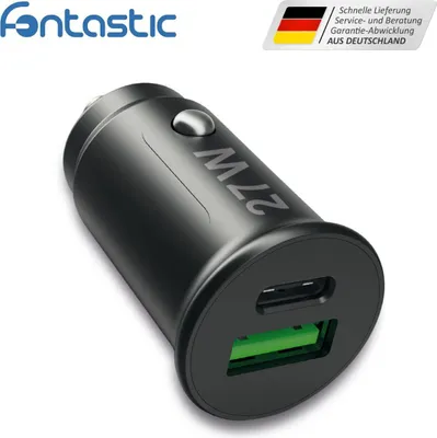 Produktbild von Kfz-Ladeadapter Lito 27W schwarz