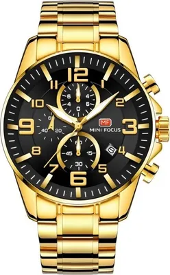 Produktbild von Mini Focus RA-23902 Uhr - Gold/Schwarz für Herren KP23902