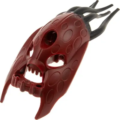 Produktbild von 1x Lego Bionicle Figur Maske Barraki Kalmah dunkel rot schwarz 57549pb01