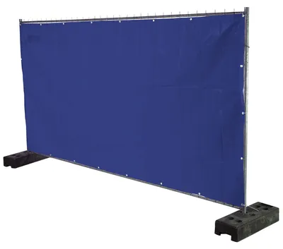 Immagine prodotto di Tessuto per tende blu, dimensioni 1,76 x 3,41 metri - prezzo per pezzo