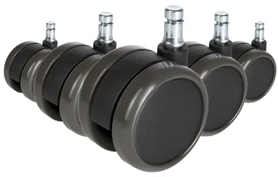 Produktbild von hjh OFFICE Stuhlrolle ROLO FREE 619027 Hartboden 11x65mm 5St.