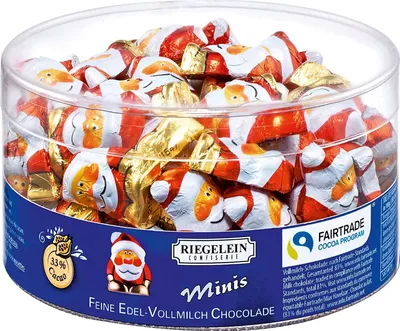 Produktbild von Riegelein Minis Weihnachtswichtel aus Vollmilchschokolade 125g