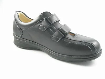 Produktbild von Finn Comfort Damen Slipper bequem schwarz Gr. 5