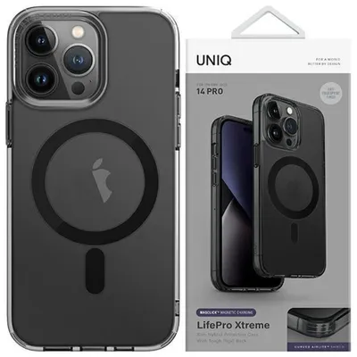 Zdjęcie produktu dla Uniq Etui Lifepro Xtreme Iphone 14 Pro 6,1" Magclick Charging Szary/Frost Smoke