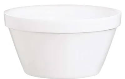 Image de Assiette blanche empilable, 12 cm, 40 cl, lot de 6