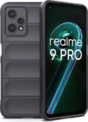 Immagine prodotto di OPPO Realme 9 Pro Custodia, Custodia protettiva in silicone TPU morbido antiurto per OPPO Realme 9 Pro Grigio Scuro