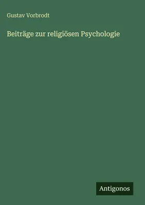 Produktbild von Beiträge zur religiösen Psychologie