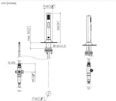 Produktbild von Dornbracht 27731809-47 Spülbrausegarnitur VAIA 27731809