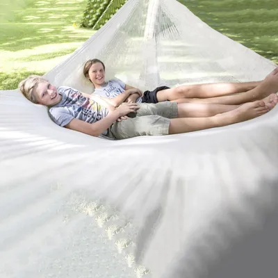 Obrázok produktu pre MacaMex Jumbo Hammock Plus Edition Prírodná hojdacia sieť