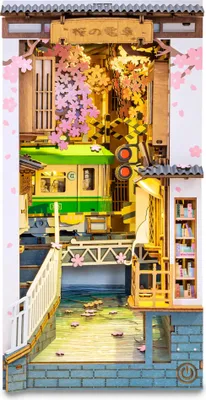Immagine prodotto di RoboTime Bookstop casa in miniatura vicolo Sakura