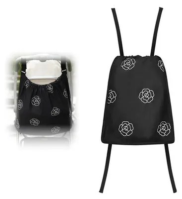 Image de Organisateur pour poussettes, universel, noir, compatible avec les poussettes et les poussettes sport