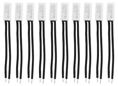 10x KSD9700 Temperaturschalter, Kunststoffsonde, 250V/5A, 50°C