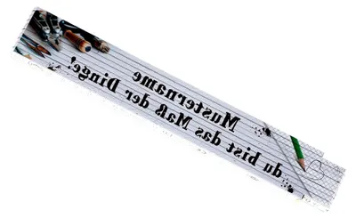 Produktbild von Zollstock 2m personalisierbar mit Namen als Geschenk