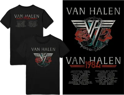 Produktbild von Van Halen 84 Tour Black S T-Shirt