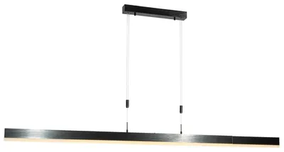 Produktbild von Verstellbare Pendelleuchte Schwarz inkl  Dimmbarer LED Lamba