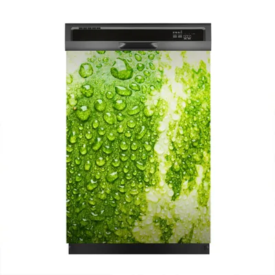 Produktbild von Magnete Dekorative 60x80 cm Küche Magnetmatte Spülmaschine - Wassertropfen Wassermelone
