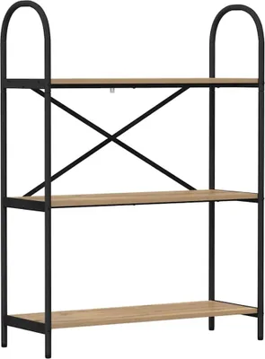Produktbild von Möbel Bücherregal - Standregal - Wohnzimmerschrank - Artisan-Eiche 80 x 30 x 109 cm Holzwerkstoff - Lagerregal Bücherregale CLORIS1200458