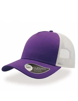 Produktbild von Atlantis RAPC | Rapper Baumwolle Cap / Kappe / Mütze - Farbe: Purple/White - Größe: One Size