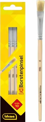 Produktbild von Idena Borstenpinsel Größe 10 FSC100%