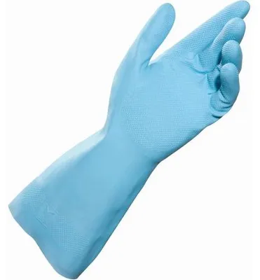Immagine prodotto di MAPA Vital 117 Guanti da custode leggeri e resistenti ai liquidi, blu, taglia media