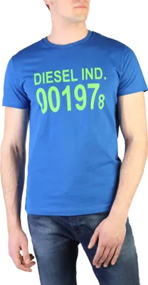 Produktbild von Diesel Herren KURZARM-T-SHIRT Blau SASAT-DIEGO_62FC564_BLU8II : Größe - L Größe: L