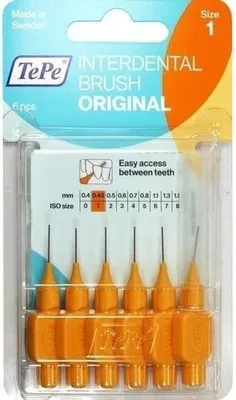 Immagine prodotto di TePe ID Pennello arancione 0,45 mm, 5 pz. Scovolini interdentali