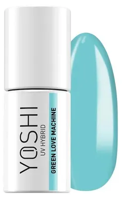 Obrázek produktu pro Yoshi Hybridní lak na nehty Pastelová tmavě tyrkysová – profesionální trvalý lak na nehty 6 ml – UV lak na nehty s praktickým štětcem – Cooltove Pastelove