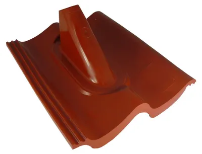 Image de Tuile en plastique TELEVES Francfort double S rouge KSZ60DR