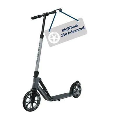 Produktbild von HUDORA BigWheel 230 Advanced, Scooter, Farbe: shadow bis 120 kg