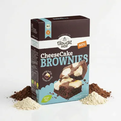 Image de Bauck Mühle mélange pour brownies au cheesecake350g
