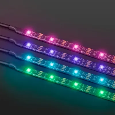 Produktbild von RGB LED Strip USB für TV & Monitor - LED Strip mit Fernbedienung - TV Hintergrundbeleuchtung für 32-42 Zoll 1 Stück [55850X].