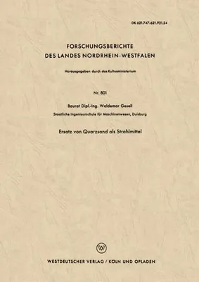 Produktbild von Ersatz von Quarzsand als Strahlmittel