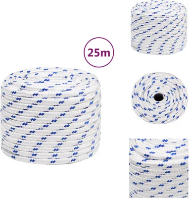 Produktbild von vidaXL Bootsseil Weiß 16 mm 25 m Polypropylen -  Seile