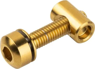 Produktbild von Wolf Tooth Sattelklemmschraube, Titan, für Sattelklemme, Upgrade Kit, gold