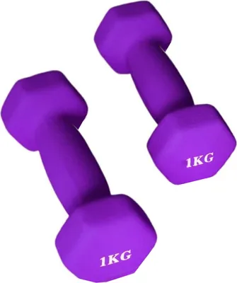 Obrázek produktu pro Činka 1 kg X-sport fialová 2 ks.