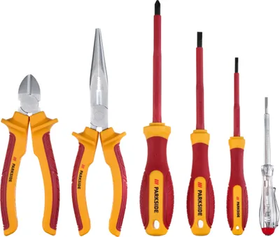 Produktbild von PARKSIDE® Elektriker-Werkzeug-Set, 6-teilig