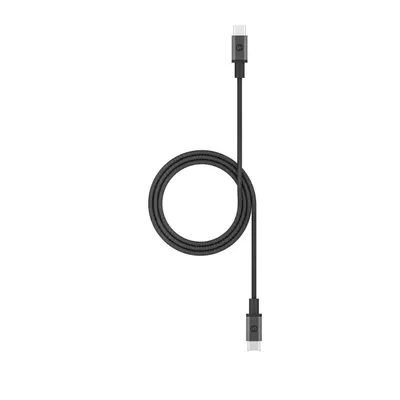 Zdjęcie produktu dla mophie 409903204, 1,5 m, USB C, USB C, USB 3.2 Gen 1 (3.1 Gen 1), Czarny