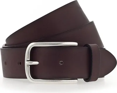 Produktbild von Vanzetti Leder Gürtel Denim Love 35mm Full Leather Belt W90 Dark Brown dunkelbraun