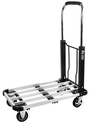 Transportwagen schwarz Metall