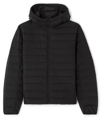 Produktbild von Celio Herren Kapuzenjacke aus Polyester mit Daunenfüllung Schwarz Größe S