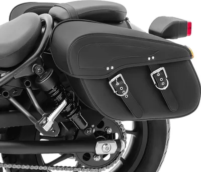 Produktbild von Überwurf Satteltaschen für Chopper Cruiser Retro # VH5 schwarz
