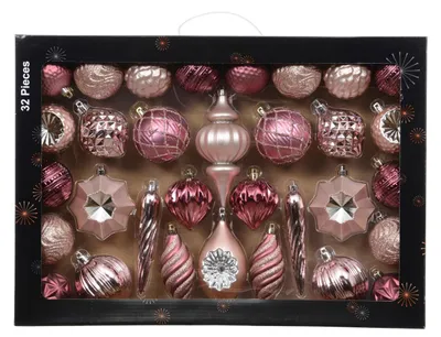 Productafbeelding van Mixdoos 33.5x8x47.3 roze Decoris
