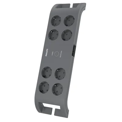 Produktbild von Überspannungsschutz Philips SPN3180A/58, schwarz, 2m