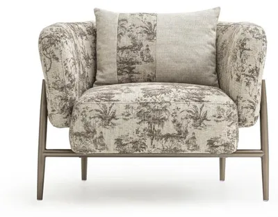 Produktbild von Sessel 1 Sitzer Wohnzimmer Moderne Design Elegantes Möbel Luxus Lounge Club