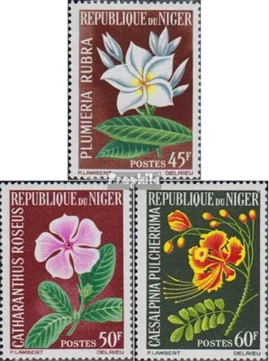 Produktbild von Briefmarken Niger 1965 Mi 91-93 (kompl.Ausg.) postfrisch Blüten