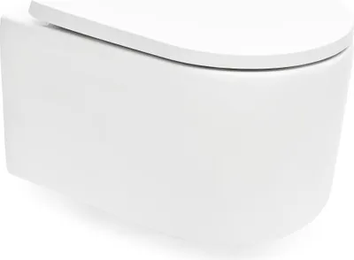 Obrázek produktu pro Závěsné WC SAT se splachováním Tornado a WC sedátkem SoftClose, lesklá bílá barva