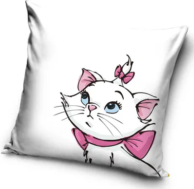 Produktbild von Samt Kissenbezug 40x40 Kitty Marie weiß